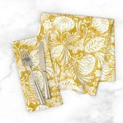 Arabella - Damask Mustard Yellow