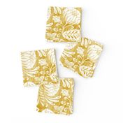 Arabella - Damask Mustard Yellow