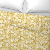 Arabella - Damask Mustard Yellow