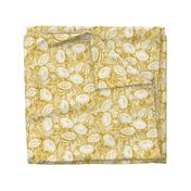 Arabella - Damask Mustard Yellow