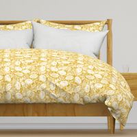 Arabella - Damask Mustard Yellow