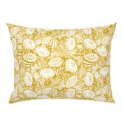 Arabella - Damask Mustard Yellow