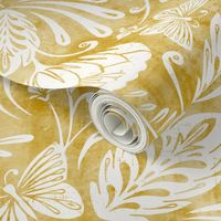 Arabella - Damask Mustard Yellow