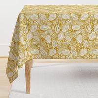 Arabella - Damask Mustard Yellow