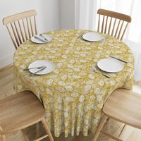 Arabella - Damask Mustard Yellow