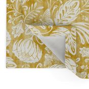 Arabella - Damask Mustard Yellow