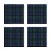 Minimalist Black Watch Tartan Modern