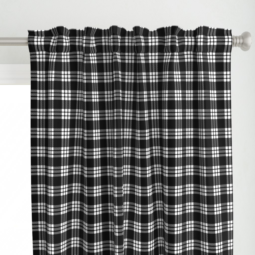 MacFarlane Black + White Tartan Modern