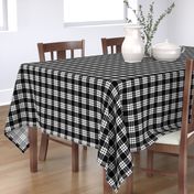 MacFarlane Black + White Tartan Modern