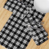 MacFarlane Black + White Tartan Modern