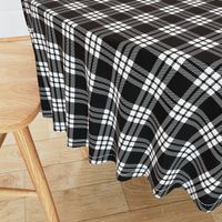 MacFarlane Black + White Tartan Modern