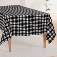 MacFarlane Black + White Tartan Modern