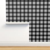 MacFarlane Black + White Tartan Modern