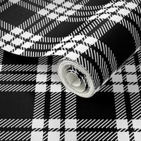 MacFarlane Black + White Tartan Modern