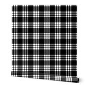 MacFarlane Black + White Tartan Modern