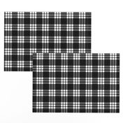 MacFarlane Black + White Tartan Modern