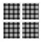 MacFarlane Black + White Tartan Modern