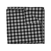 MacFarlane Black + White Tartan Modern