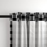 MacFarlane Black + White Tartan Modern