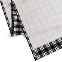 MacFarlane Black + White Tartan Modern