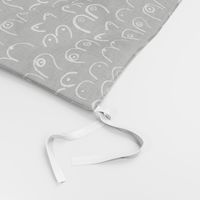 boob fabric - black and white boob design, feminine, feminist, lady, black and white fabric