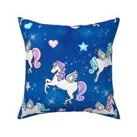 1 Pegasus winged unicorns pegacorns glitter sparkles stars universe galaxy night purple blue violet pink gems jewels diamonds topaz hearts amethyst crystals bubbles kawaii adorable cute  horses pony ponies wings  