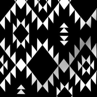 Navajo - Black & White - Vertical