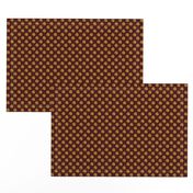 BN12 - Small - Summer Romp Plaid Polka Dots on Rust