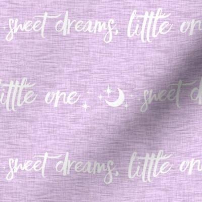8” sweet Dreams Little One, linen - orchid