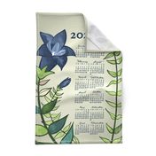 2024 Calendar, Sunday / Gentian