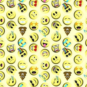 Emojis on yellow