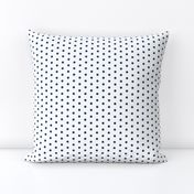 Small Navy Dot on White FS Admiral Navy Blue Polka Dot