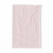 Red Polka Dots on White FS Cherry Red Dots