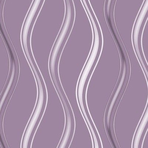 wavy vertical lines on lilac purple narrow