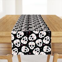 Mexican sugar skulls dia de los muertos skull halloween kids girls LARGE