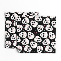 Mexican sugar skulls dia de los muertos skull halloween kids girls LARGE