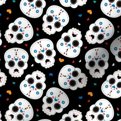 Mexican sugar skulls dia de los muertos skull halloween kids boys