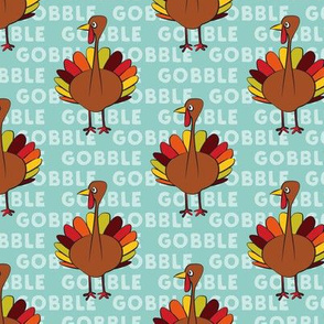 (3" scale) gobble gobble - thanksgiving turkey C18BS