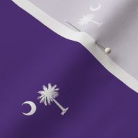 South Carolina Flag, Palmetto Moon, SOUTH CAROLINA, Purple and White Clemson