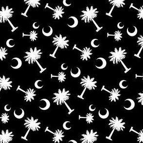 USC Black Palmetto Moon Pattern Differnet Sizes-01