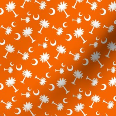 Clemson Orange Palmetto Moon Pattern Differnet Sizes-01