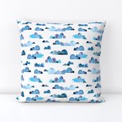 Retro Watercolor Clouds