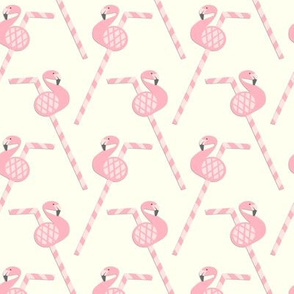 Flamingo Party Straws