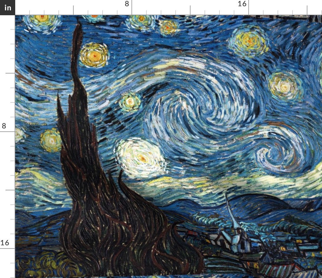 Van Gogh - The Starry Night (1889) (20x24)