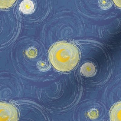 Vincent under the starry night