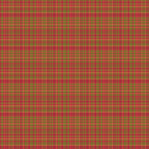 Madras Green and Red Plaid