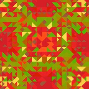 Red Green and Yellow Triangles Geometric