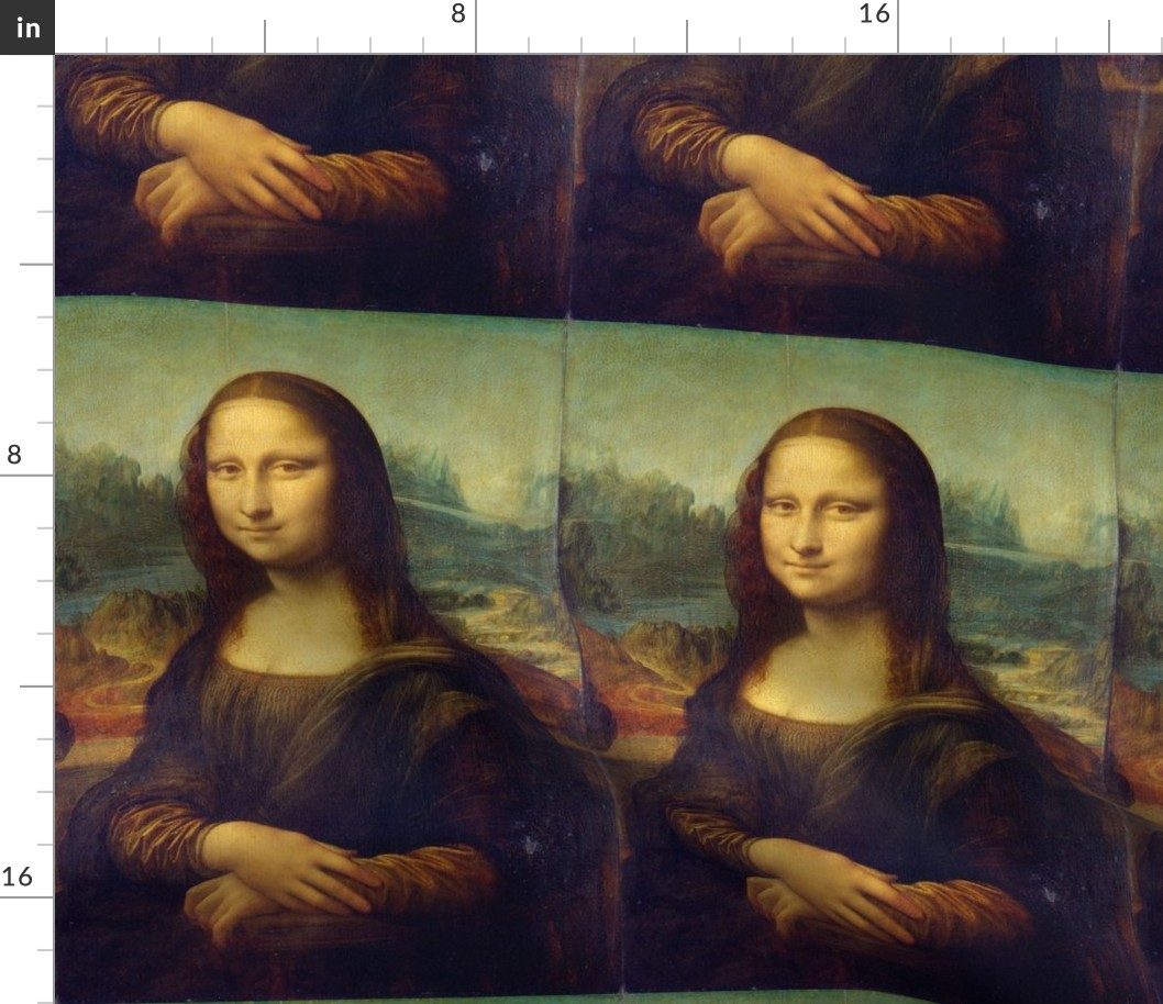 da Vinci - Mona Lisa (1506) - Half Size
