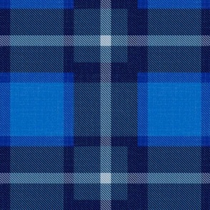Scottish Tartan Blue