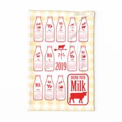 Modern Farmhouse 2019 Calendar Tea Towel